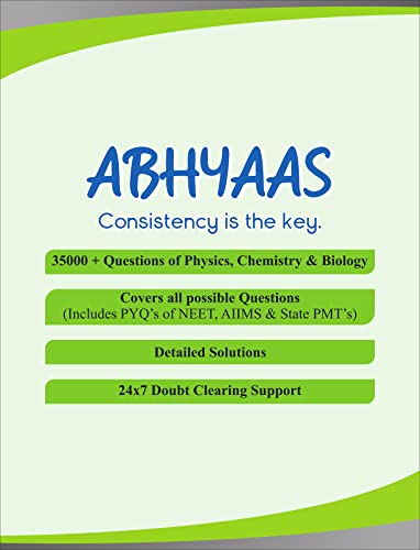 ABHYAAS MODULES - 35,000+ Practice Questions with Solutions of PCB for NEET UG