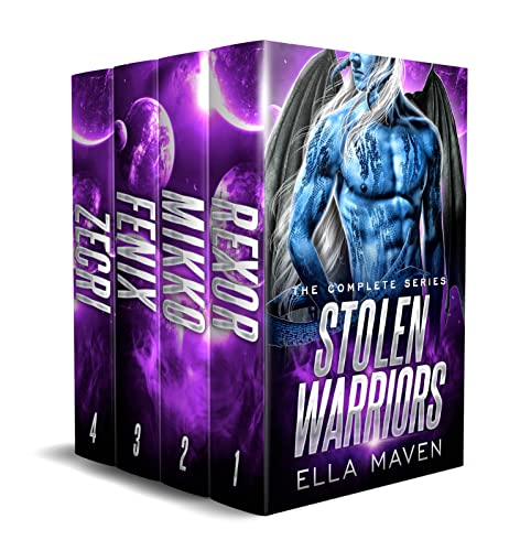 The Stolen Warriors: A SciFi Alien Romance Boxed Set: The Complete 4 Novel Collection