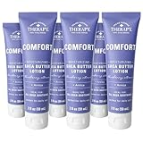 Village Naturals Therapy Comfort Shea Butter Hand & Body Lotion, Blueberry Citrus Scent, 2 fl oz, Pack of 6