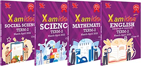 Xam idea Class 10 Book Bundle: Set of 4 Books (Science, Social Science, Mathematics & English) For CBSE Term 2 Exam (2021-2022) With New Pattern ... NCERT Questions and Practice Questions