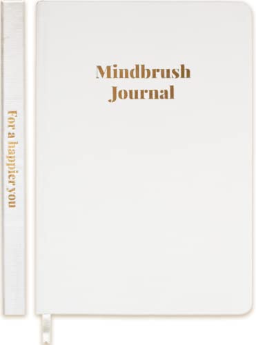 Mindbrush Journal: Daily Gratitude Journal for Women & Men; Undated Life Planner for Self-love, Self-care, Mindfulness & Reflection; Stress & Anxiety Relief; Guided Prompts Journal Book, Habit Tracker
