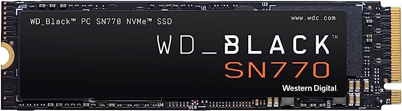 Book Cover Western Digital WD_Black 1TB SN770 NVMe Internal Gaming SSD Solid State Drive - Gen4 PCIe, M.2 2280, Up to 5, 150 MB/s