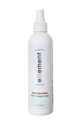 e11ement - Hypochlorous Acid All Natural Face and Skin Spray - Safe for All Skin Types - Acne Prone Skin - Dry Face, Skin, Scalp - Piercings & Tattoos Aftercare - Natural Saline Toner - Eye Lash Cleanser - Facial Cleanser - Soothes and Repairs Skin (Large