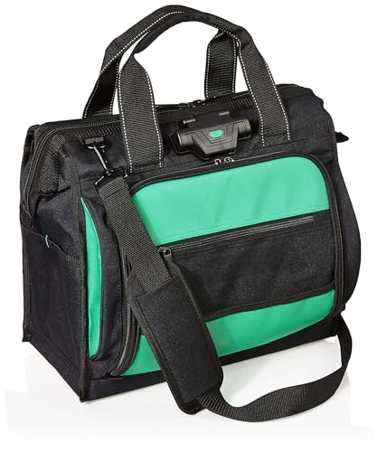 Amazon Basics Tool Sling Bag, Black, 40 Pockets