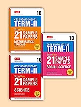 MTG ScoreMore 21 Sample Papers for CBSE Term 2 Class 10 Science, Maths Standard & Social Science - Based On Latest Sample Paper, Blueprint And Marking Scheme Released By CBSE Exam 2022 (Set of 3 Books)