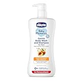 Chicco Baby Moments Gentle Body Wash And Shampoo For Rich Moisturised Skin & Soft Hair 500ml
