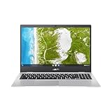ASUS Chromebook CX1, 15.6" Full HD NanoEdge Display, Intel Celeron N4500 Processor, 64GB eMMC Storage, 4GB RAM, Chrome OS, Transparent Silver, CX1500CKA-DH44F