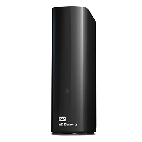 WD 20TB Elements Desktop External Hard Drive, USB 3.0 drive for plug-and-play storage - WDBWLG0200HBK-NESN