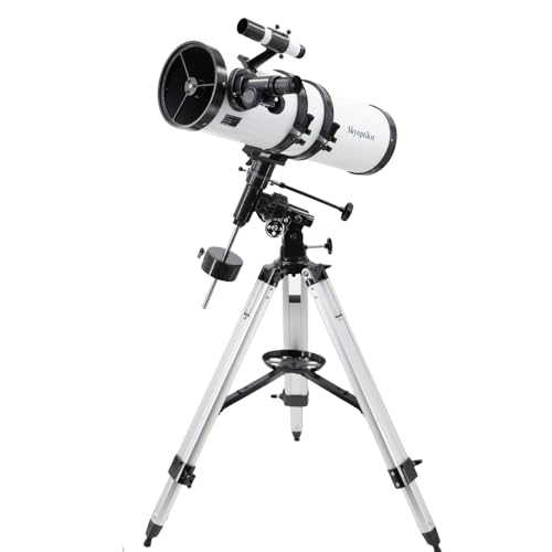 Skyoptikst 750x 150 mm Reflector Newtionan Astronomical Telescope High Power Equatorial Mount Star Planet Moon Saturn Jupiter…