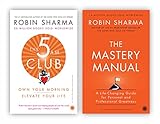 Robin Sharma 2 Books Collection Set The Mastery Manual & The 5 Am Club