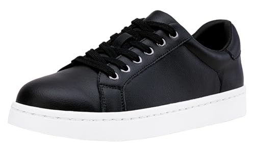 Vepose Women's Walking Casual Sneakers, Dressy Arch Support Comfortable Low Top Tennis Lace up 8003 Shoes