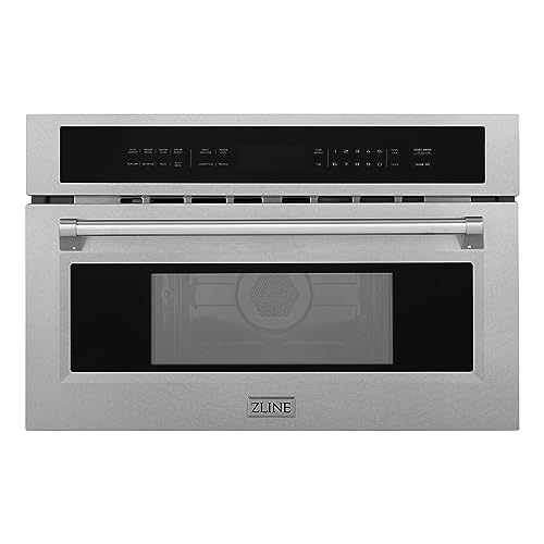 ZLINE 30 in. 1.6 cu ft. Built-in Convection Microwave Oven in Satin Stainless Steel with Speed and Sensor Cooking (MWO-30-SS)