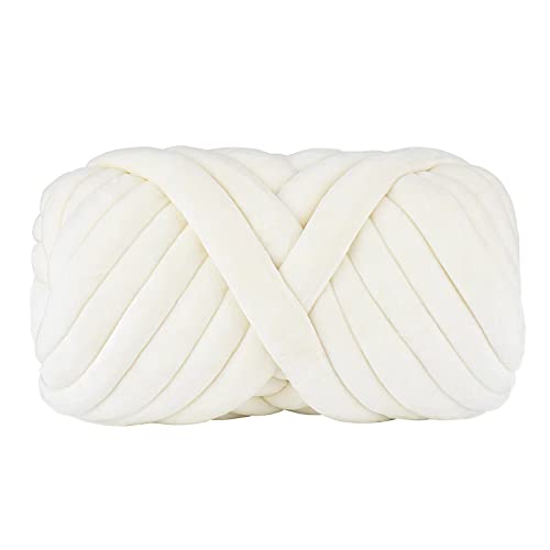 Chunky Cotton Yarn for Arm Knitting Crochet Super Saver Jumbo Giant Bulky Premier Yarn for Making Pets House Blanket