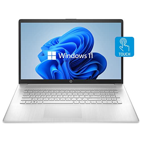 HP 17t Laptop, 17.3'' HD+ Touchscreen, Intel Core i7-1165G7 Processor, 64GB DDR4 RAM, 2TB PCIe SSD, Backlit Keyboard, HDMI, Windows 11 Home, Silver
