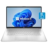 HP 17t Laptop, 17.3'' HD+ Touchscreen, Intel Core i7-1165G7 Processor, 64GB DDR4 RAM, 2TB PCIe SSD, Backlit Keyboard, HDMI, Windows 11 Home, Silver