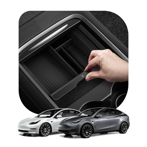 Spigen Center Console Organizer for Tesla Model Y (2021-2024) & Model 3 (2021-2023) [Not for Model Y Juniper 2025/26 and Model 3 Highland (2024/25)]