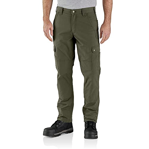 Carhartt Men's Relaxed Straight Ripstop Double-Front Lined Cargo Pant