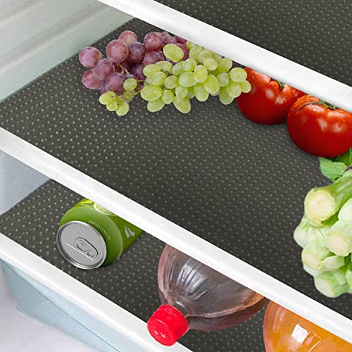 Refrigerator Liners Mats Washable, Refrigerator Mats Liner Waterproof Oilproof, Shinywear Fridge Liners for Shelves, Cover Pads for Freezer Glass Shelf Cupboard Cabinet Drawer