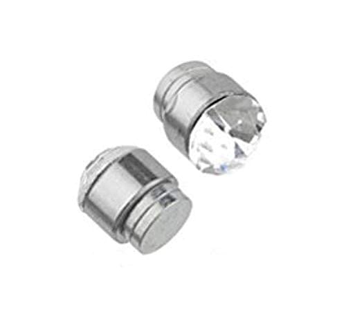 PDY FASHION Magnetic Stainless Steel Small Magnetic Non-Piercing Stud Earrings For Men & Boys