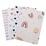 Papboo A5 Handy, Easy to Carry Unruled, Plain Cute Abstract Set of 4 for doodling, Writing, Notes, Notebooks -Matte Finished - Journal Diary, Gift.(60 * 4=240 80 GSM Pages)