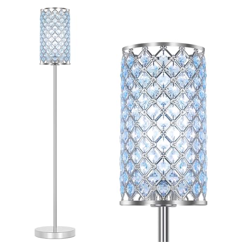 Crystal floor lamp
