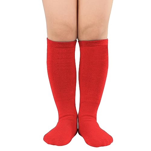American Trends Toddler Kids Youth Soccer Socks-Long Knee High Socks for Boys Girls Baseball Softball Football 1-12 years