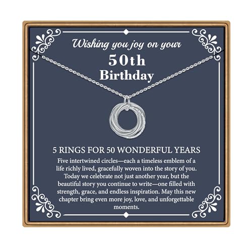 IEFLIFE Birthday Gifts for Women, Sterling Silver Necklaces, 40th 50th 60th 70th 80th 90th Birthday Necklace, 40 50 60 70 80 90 Years Old Birthday Gifts, 4 5 6 7 8 9 Decade Birthday Jewelry for Women