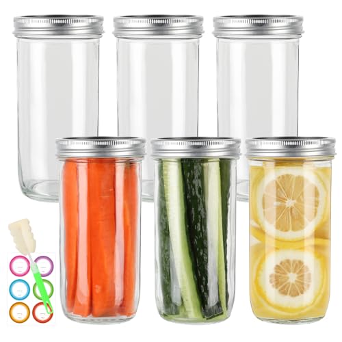 Glass Mason Jars with Lids