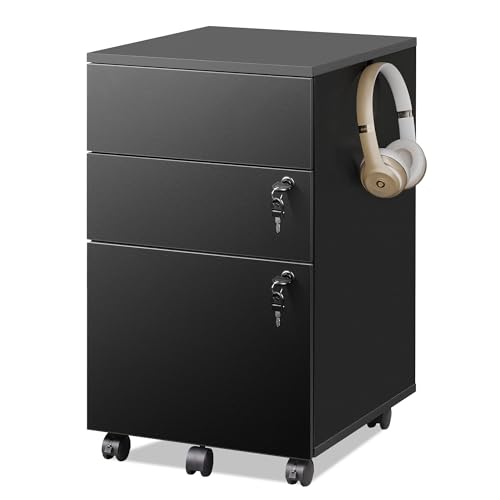 DEVAISE 3-Drawer File Cabinet