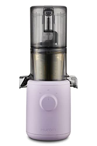 Hurom H310 Easy Clean Slow Juicer, Lavender | Compact | Quiet Motor | Hopper Fits Whole Produce | Scrub Free | Easy Assembly | Cold Press Masticating Juicer