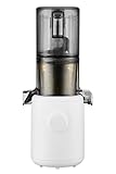Hurom H310 Easy Clean Slow Juicer, White | Compact | Quiet Motor | Hopper Fits Whole Produce | Scrub Free | Easy Assembly | Cold Press Masticating Juicer