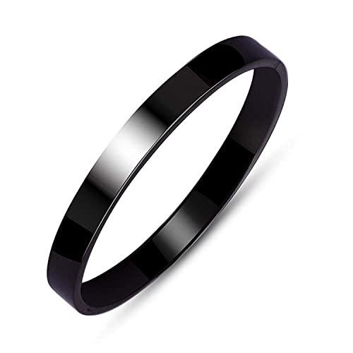 Okos Men's Fashion Jewellery High Polished Stylish Stainless Steel Full Kada Style Hand Bracelet Accessory For Boys and Men BR1000049, One Size, Stainless Steel, No Gemstone
