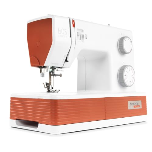 Bernette B05 Crafter Portable Sewing Machine | 30 Stitches, 6 Presser Feet, LED Light | Heavy Duty Quilting & Embroidery | Adjustable Stitch | Needle, Threader, Beginner & Professional Use