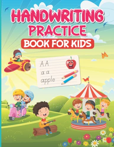 Handwriting Practice book for kids | work book, Practice, ABC Book, Penmanship, 1st, 2nd, 3rd. kindergarten book, tracing,