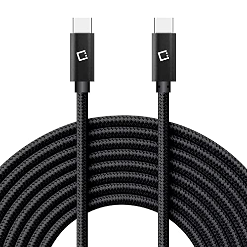 Dual USB-C/PD 60W Fast Charging Cord Compatible with Realme GT Neo 3T Plus 5Gbps Data Transfer for Power Delivery Hi Capacity Charging (Black)