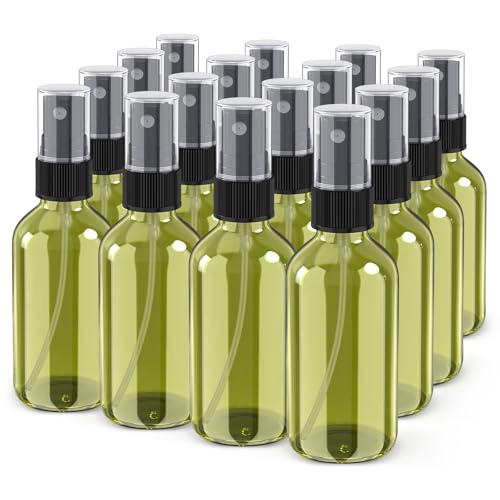 Wedama Spray Bottle, Fine Mist Glass Spray Bottle, Little Refillable Liquid Containers for Watering Flowers Cleaning