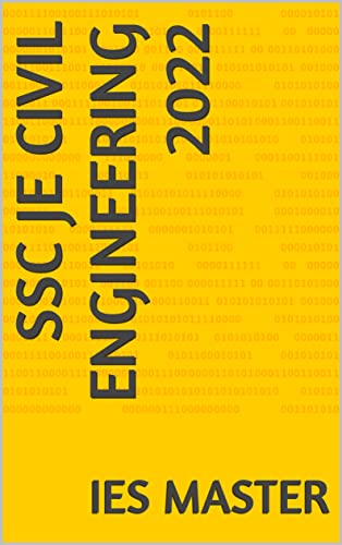 SSC JE CIVIL ENGINEERING 2022