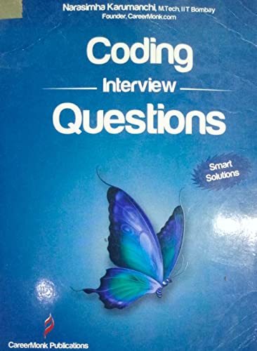 Coding Interview Questions By Narasimha Karumanchi Second Hand & Used Book (S)