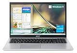 acer Aspire 5 A515-56-347N Slim Laptop - 15.6" Full HD IPS Display - 11th Gen Intel i3-1115G4 Dual Core Processor - 8GB DDR4-128GB NVMe SSD - WiFi 6 - Amazon Alexa - Windows 11 Home in S Mode,Silver