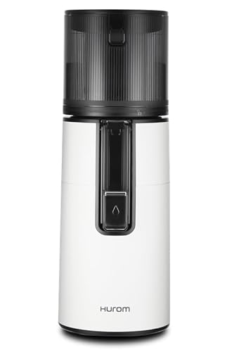 Hurom H400 Cold Press Juicer Machine, Award Winning Masticating Slow Juicer, Easy to Clean, Strainer & Hands Free with Self Feeding, Wide Mouth Hopper, Easy Assembly (White)