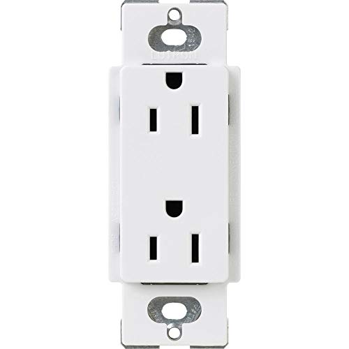Lutron Claro 15 Amp Duplex Outlet
