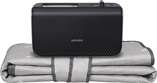 Navien Mate EQM 582, Twin – Low Interference Water Heated Mattress Pad – Digital Temperature Control – WiFi Enabled & Environmentally Conscious Design – Helps Soothe & Relieve Stress, Muscle Soreness, & Tension.
