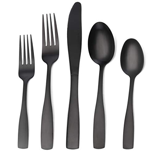 Silverware Set, 20-Piece Stainless Steel Flatware set, Tableware Cutlery Set Service for 4, Utensils for Kitchens, Dishwasher Safe