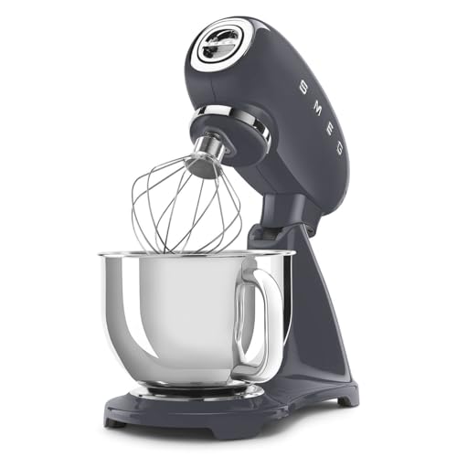 SMEG 50's Retro Stand Mixer with Accessories Slate Gray SMF03GRUS