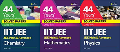 COMBO 44 Years' Chapterwise Topicwise SOLVED PAPERS 2023-1979 IIT JEE (Jee Main & Advanced) PCM 2022