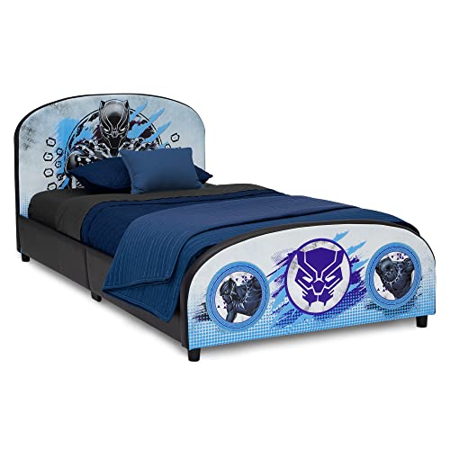 Delta Children Marvel Black Panther Upholstered Twin Bed