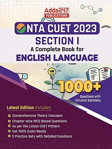 CUET English Language TEST Complete Book (English Printed Edition) by Adda247