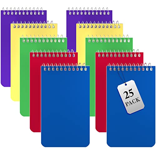 Alitte Small Notebooks, Spiral Notepads 3x5