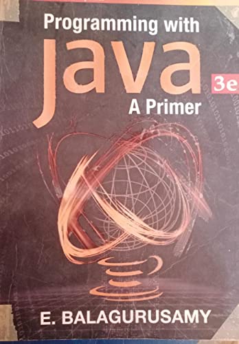 Programming With Java A Primer By E Balagurusamy Second Hand & Used Book (SS)