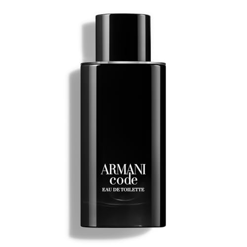 Armani Beauty- Code - Eau de Toilette - Cologne for Men - Ambery Woody Fragrance - Citrus, Lavandin, Tonka Bean Notes - 4.2 Fl Oz
